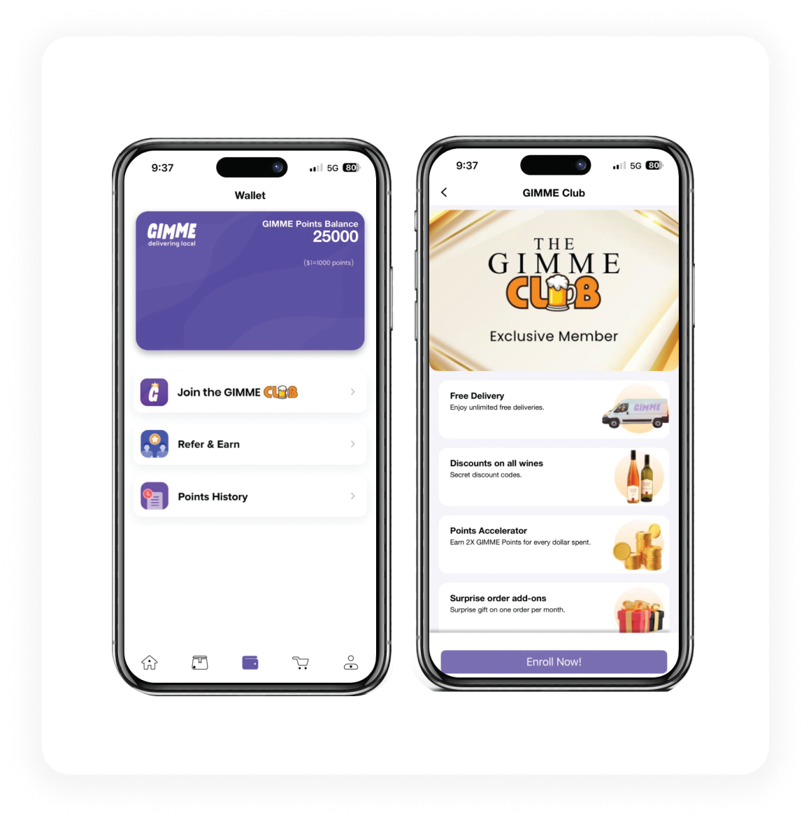 GIMME — Wallet, Points & Loyalty