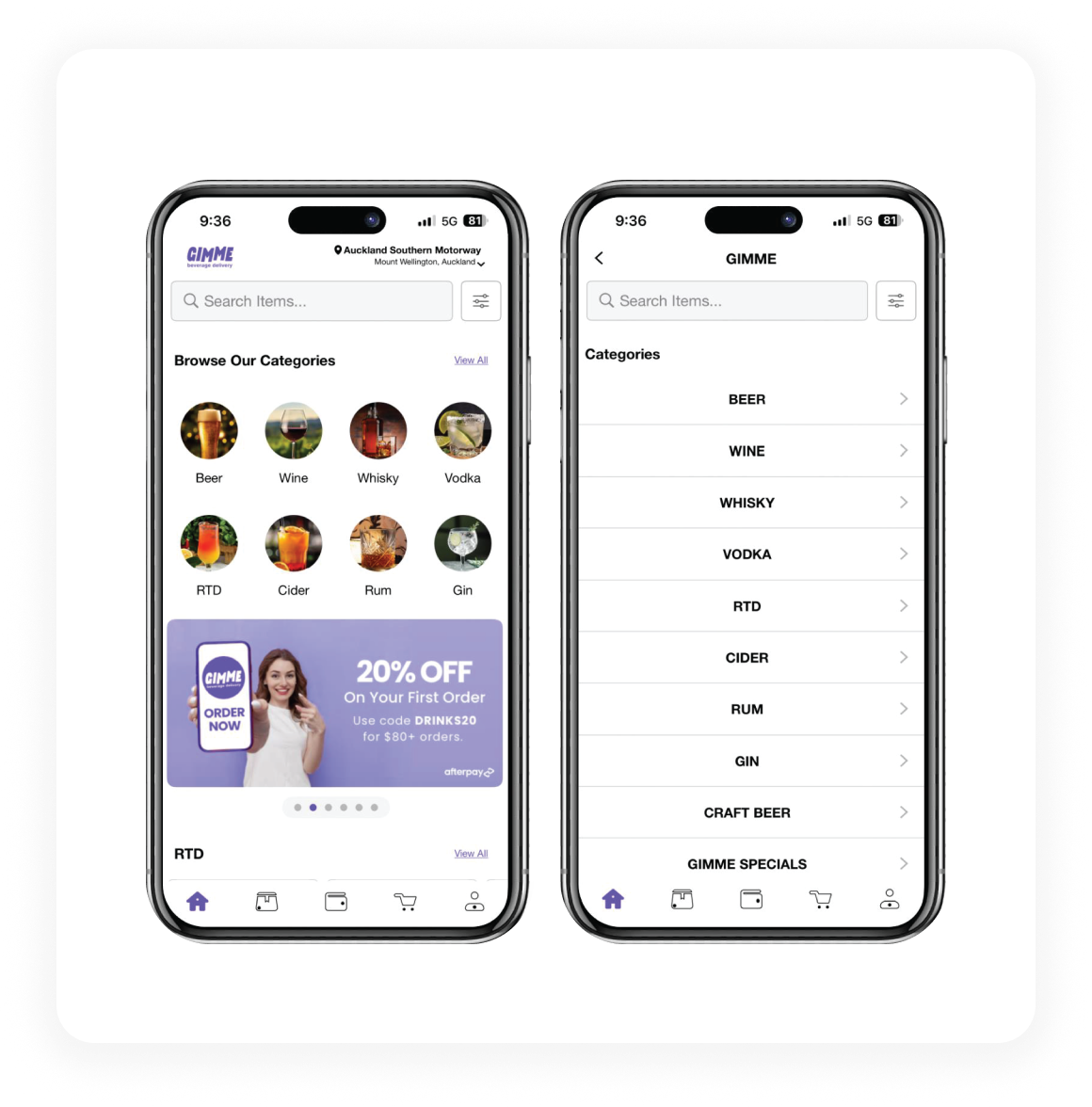 GIMME — Product Listing & Discovery